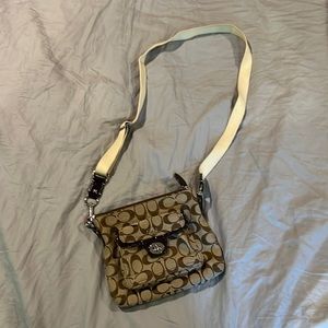 Coach Adjustable Strap Small Crossbody Classic C pattern